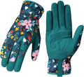 Trifabricy Gardening Gloves for Women, Breathable leather Garden Gloves with Grip, Thorn-Proof Puncture-Resistant Work Gloves