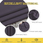 NICETOWN Greyish Purple Curtains 96 inches Long, Grommet Thermal Insulated Blackout Curtains Privacy Window Treatments for Boys Room/Living Room, W46 x L96, 2 Panels
