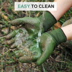 Trifabricy Gardening Gloves for Women, Breathable leather Garden Gloves with Grip, Thorn-Proof Puncture-Resistant Work Gloves
