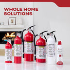 Kidde Fire Extinguisher for Home, 1-A:10-B:C, Dry Chemical Extinguisher, Red, Mounting Bracket Included, 4 Pack
