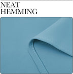 NICETOWN Thermal Curtains for Kids Room, Window Treatment Thermal Insulated Solid Grommet Blackout Drape Panels for Bedroom (Teal Blue, Set of 2, 34 by 84 inches)