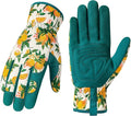 Trifabricy Gardening Gloves for Women, Breathable leather Garden Gloves with Grip, Thorn-Proof Puncture-Resistant Work Gloves
