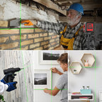 Motovera Self Leveling Laser Level 100ft, Green Cross Line with Tripod, 4 Brightness Modes & Pulse Function, Manual & Self-Leveling Modes, IP54 Waterproof for Picture Hanging, Tile, DIY Construction