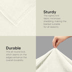 Utopia Bedding Fleece Blanket Throw Size Ivory 300GSM Luxury Anti-Static Fuzzy Soft Microfiber Blanket for Couch, Sofa and Bed (50x60 Inch)