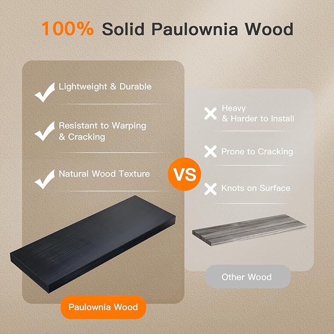 Amada Bathroom Shelves Over Toilet with Storage Basket, Floating Wall Shelf for Home Organization & Wall Decor, Bathroom/Kitchen/Living Room Shelves–Black