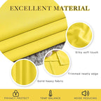 NICETOWN Bright Yellow Blackout Curtains 84 inch Long for Bedroom - Thermal Insulated Solid Grommet Light Blocking Window Curtains & Drapes for Living Room (2 Panels, 52 x 84 Inch, Bright Yellow)