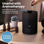 Everlasting Comfort 2.5L Top Fill Humidifiers for Bedroom - Quiet Easy to Fill & Clean, 24HR Runtime, Night Lights, Timer, Ultrasonic Cool Mist Humidifier, Auto Shut-Off, Essential Oil Diffuser