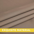 NICETOWN Room Darkening Draperies Curtains Panels, 2 Panels Cappuccino W52 x L108