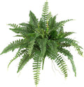 Nearly Natural 40-in Artificial Boston Fern, Large Hanging Fake Plant Wall Decor with 56 Fronds, Faux Fern Vines that Look Real for Home and Office Decor