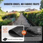 VEVOR Weed Barrier Fabric, Heavy Duty 4x100FT 5.8oz Woven Landscape Fabric, Garden Fabric Weed Barrier, Weed Control Fabric Ground Cover, Geotextile Fabric for Landscaping, Weed Block Gardening Mat
