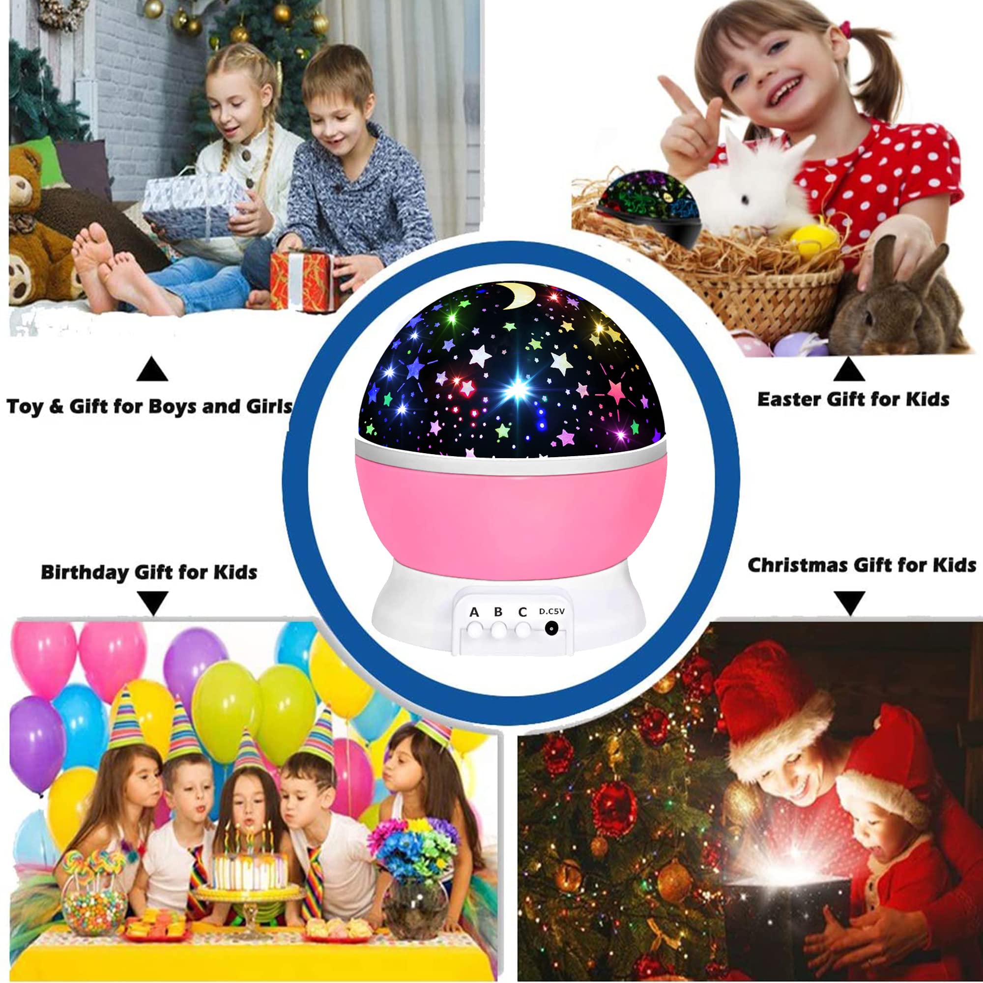 Star Projector Night Light