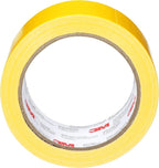 3M Multi-Use Colored Duct Tape, Yellow with Strong Adhesive and Water-Resistant Backing, Multi-Surface Duct Tape for Indoor and Outdoor Use, 1.88 Inches x 20 Yards, 1 Roll (3920-YL)(Pack of 2)