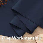 H.VERSAILTEX Premium Blackout Thermal Insulated Room Darkening Curtains for Bedroom/Living Room - Classic Grommet Top (2 Panels, Navy, 52 Inch by 54 Inch)