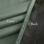 NICETOWN Green Velvet Curtains 96 inches Long 2 Panels - Blackout Drapes for Bedroom and Living Room Silky Touch Room Darkening and Sound Dampening for Office, Dorm, Seafoam Green, 52 x 96