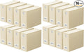 SpaceAid 16 Pack Bed Sheet Organizers and Storage, Foldable Sheet Organizer for Linen Closet, Sheets Set Folder Keeper with Window XL (Queen & King Size) Bedding Container (Beige, 16 Pack)