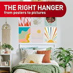 Command Poster Strips,256 Strips Damage-Free Hanging Poster Hangers,No Tools Wall Hanging-Strips for Christmas Decorations,White Adhesive-Strips,(Pack of 4)