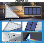 NIORSUN Solar Step Lights,12 Pack RGB Solid Color Changing Solar Stair Lights Outdoor Waterproof IP67 Auto On Off,Solar Lights for Steps,Stair,Patio,Yard,Porch,Front Door,Deck Decor