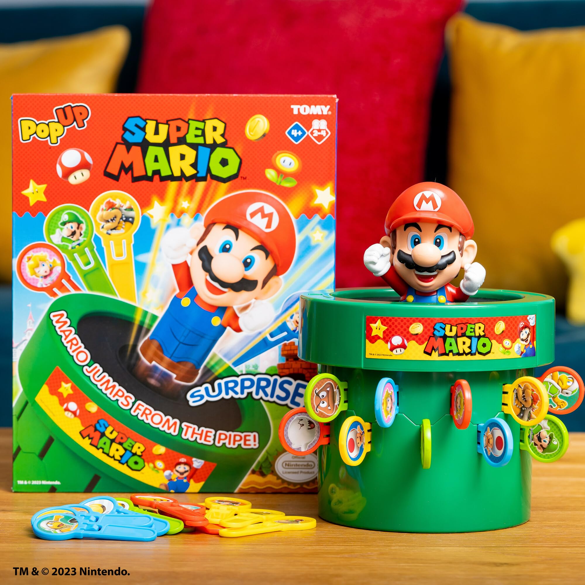 TOMY Pop Up Super Mario Board Game