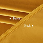 NICETOWN Yellowish Gold Velvet Curtains 108 inches Long, Bedroom Velvet Window Drapes, Luxury Curtains Home Decoration Thick Drapes for Dining Room (1 Pair, 52 Wide)