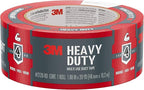 3M Multi-Use Colored Duct Tape, Red with Strong Adhesive and Water-Resistant Backing, Multi-Surface 3M Duct Tape for Indoor and Outdoor Use, 1.88 Inches x 20 Yards, 1 Roll (3920-RD)