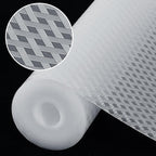 Shelf Liners, Non-Adhesive Drawer Liner, Waterproof & Oil-Proof Kitchen Cabinet Cupboard Liner Plastic EVA Material BPA Free Fridge Liner Mats Paper Protector for Shelves (Clear/24in x 240in)