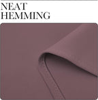 NICETOWN Dry Rose Room Darkening Curtains for Kitchen, Set of 2, 42 inches Wide by 48 inches Long, Window Treatment Thermal Insulated Solid Grommet Room Darkening Curtains/Drapes for Bedroom