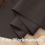 H.VERSAILTEX Premium Blackout Thermal Insulated Room Darkening Curtains for Bedroom/Living Room - Classic Grommet Top (2 Panels, Chocolate Brown, 52 Inch by 54 Inch)