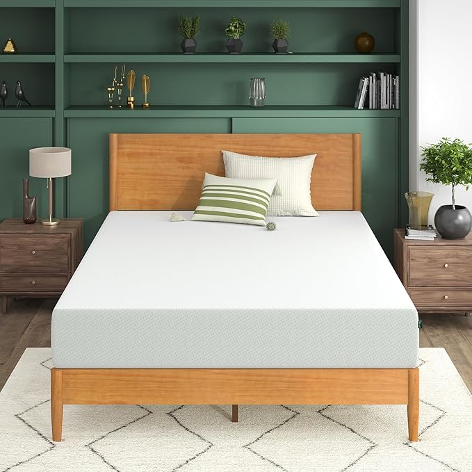 Zinus Memory Foam 10 Inch Green Tea Mattress, Queen