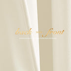 NICETOWN Ivory White Velvet Curtains 108" Length for Bedroom and Living Room, Room Darkening Velvet Curtains 52" Wide Thermal Insulated, Luxury and Thick Window Drapes, 2 PCs