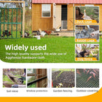 48in x 25ft Hardware Cloth 1/8 inch 27Ga Hot Dipped Galvanized After Welding, Chicken Coop Wire Fence, Welded Metal Fencing Roll Mesh for Bee Screen Garden Plant Poultry Animal Netting Cage
