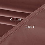 NICETOWN Wild Rose Velvet Curtains, Rod Pocket Velvet Drapes, Media Movie Theater Room Decor for Living Room, Super Soft Luxury Velvet Room Darkening Drapes for Home Decor (1 Pair, W52 x L96 inches)