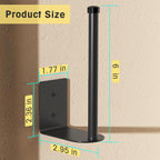 4 Pack Hat Racks for Baseball Caps, Stainless Steel Hat Organizer for Baseball Cap, Hat Holder Storage Organizer, H at Hanger Strong Adhesive/Wall Drilled for Door, Bedroom, Closet(Black 6 in)