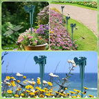6 Pcs Solar Flying Moving Fluttering Waterproof Garden Stakes Decorations for Home Yard Pathway Garden Landscape Christmas Outdoor Indoor Centerpieces Gift Decorations (Dragonfly)