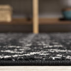 JONATHAN Y Boho Vintage Diamond Black/Ivory Square Area Rug 3X3 ft, Moroccan Hype for Living Room, Bedroom, Kitchen, Office, Easy-Cleaning, High Traffic, Pet-Friendly, Non-Shedding (MOH101D-3SQ)