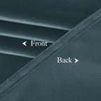 NICETOWN Greyish Blue Velvet Curtains (2 Panels, 52-inch Wide x 108-inch Long), Luxury and Soft Thermal Insulated Velvet Curtains for Film, Extra Long Window Curtains for Large Door Windows
