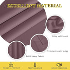 NICETOWN Door Curtain for Closet Doors 80 Inches Long 1 Panel, Blackout Doorway Curtain for Open Closet Bedroom, Room Divider Living Room for Privacy (Dry Rose, 1 Panel, 46W x 80L)