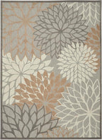 Nourison Home Aloha Natural 7' x 10' Area Rug - Easy Clean, Non Shedding, Bed Room, Living Room, Dining Room, Kitchen (7' x 10')