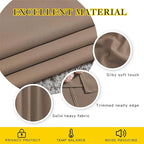 NICETOWN Blackout Draperies Curtains Panels - Window Treatment Thermal Insulated Solid Grommet Blackout Curtains/Panels/Drapes for Bedroom (Set of 2 Panels, 52 by 84 Inch, Cappuccino)