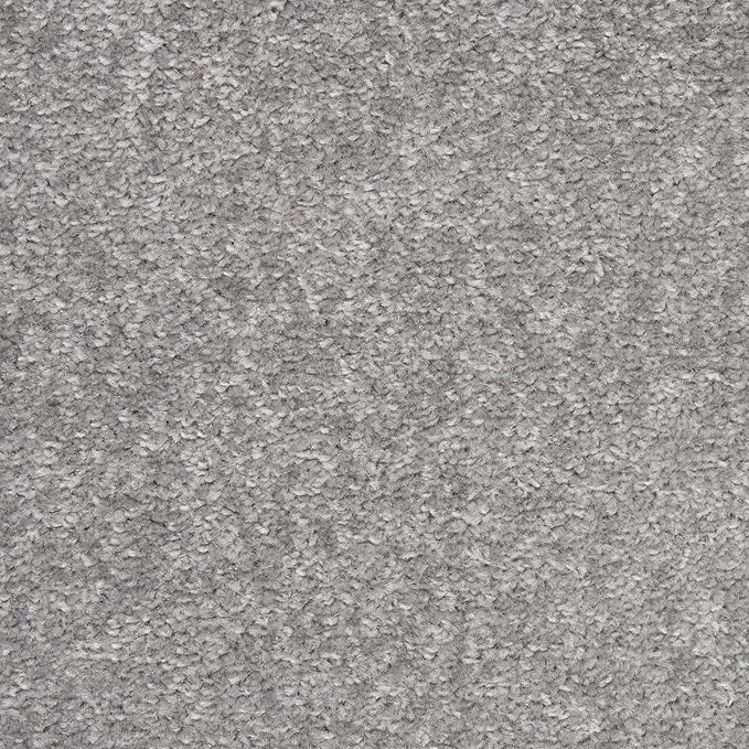 Nourison Home Nourison Essentials Silver Grey 2'2" x 7'6" Area Rug - Easy Clean, Non Shedding, Bed Room, Living Room, Dining Room, Kitchen (8' Runner)