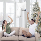 Utopia Bedding Throw Pillow Inserts (Pack of 2, White), 18 x 18 Inches Decorative Indoor Pillows for Sofa, Bed, Couch, Cushion Sham Stuffer