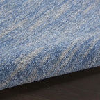 Nourison Home Nourison Essentials Blue Grey 7' x 10' Area Rug - Easy Clean, Non Shedding, Bed Room, Living Room, Dining Room, Kitchen (7' x 10')