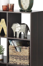 Whitmor 9 Cube Storage Organizer, 3 Tier Stackable Mdf Wood Bookcase, Open Storage Display Bookshelf, Storage Cabinet for Living Room, Bedroom, Home, Office, 35.5"L x 11.7"W x 35.5"H, Espresso