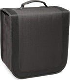 Amazon Basics Polyester CD/DVD Portable Storage Binder with Handle, 400-Capacity, Black