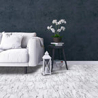 Nexus Self Adhesive 12-Inch Vinyl Floor Tiles, 20 Tiles - 12" x 12", Bianco Marble Pattern - Peel & Stick, DIY Flooring for Kitchen, Dining Room, Bedrooms & Bathrooms by Achim Home Decor