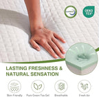 EGOHOME Full Size Memory Foam Mattress, 12 Inch Bed Mattress in a Box with Cooling Green Tea Gel, Relieve Pressure with Medium Support, CertiPUR-US Certified, 75''L x 54''W, White