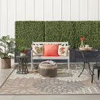 Nourison Home Aloha Natural 7' x 10' Area Rug - Easy Clean, Non Shedding, Bed Room, Living Room, Dining Room, Kitchen (7' x 10')