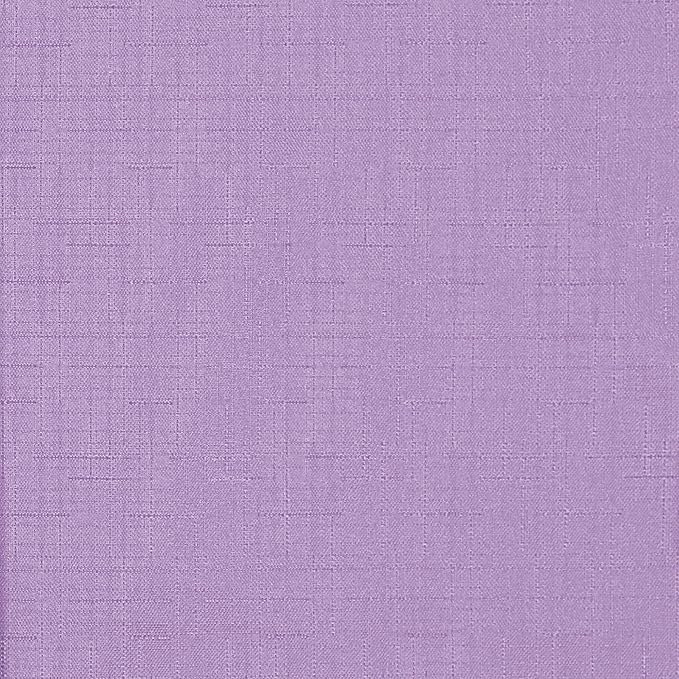 ECLIPSE Kendall Modern Blackout Thermal Rod Pocket Window Curtain for Bedroom or Living Room (1 Panel), 42" x 63", Light Purple