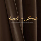 NICETOWN Brown Velvet Curtains, Thermal Insulated Sound Reducing Heavy Matt Heat & Chill Resistant Drapes for Home Decoration (2 Panel Per Pack, 90 inches Long)