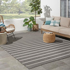 Nourison Home Positano Charcoal Ivory 8' x 10' Area Rug - Easy Clean, Non Shedding, Bed Room, Living Room, Dining Room, Kitchen (8' x 10')