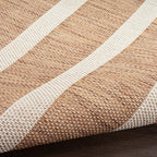 Nourison Home Positano Jute Ivory 8' x 10' Area Rug - Easy Clean, Non Shedding, Bed Room, Living Room, Dining Room, Kitchen (8' x 10')
